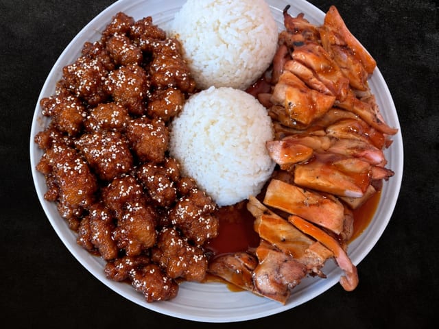 Chicken & Sesame Chicken.