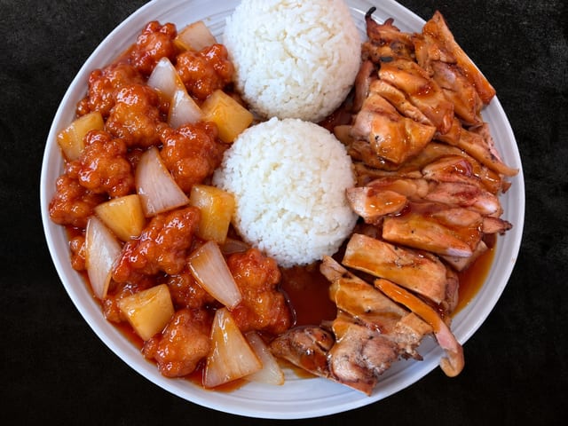 Chicken & Sweet Sour Chicken.