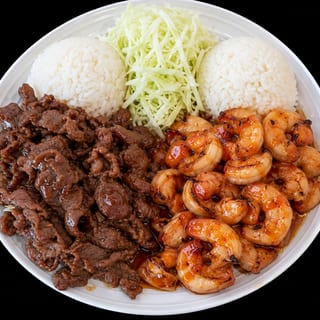 Beef + Shrimp Teriyaki
