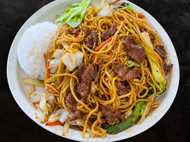 Beef Yakisoba.