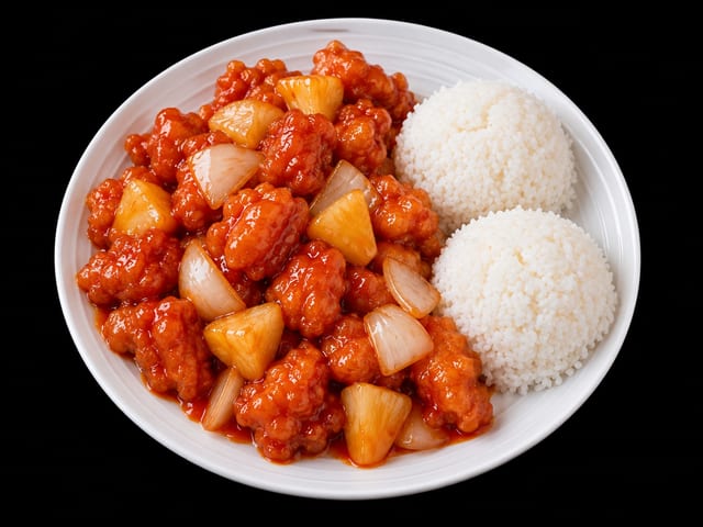 Sweet and Sour Chicken.