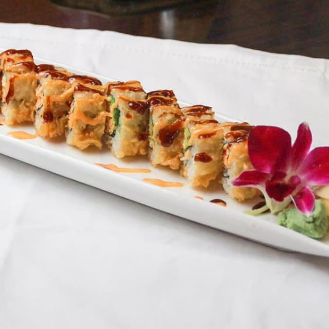 Fried Spicy Crab Roll.